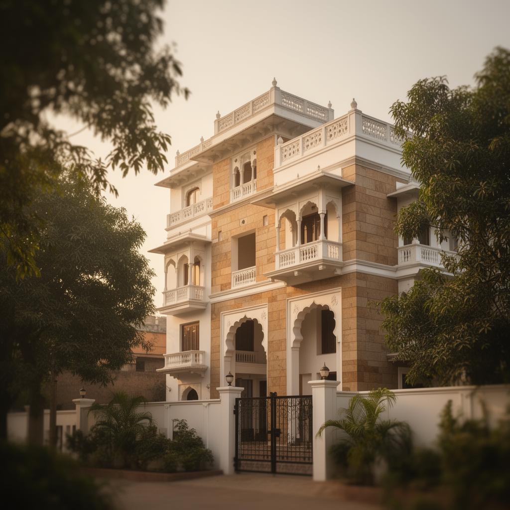 Independent House, Wazir Hasan Road, Lucknow — interior design by Archit, SxM